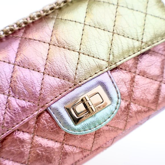 Chanel Mini Reissue 224 Pink Calfskin - Picture 4 of 16